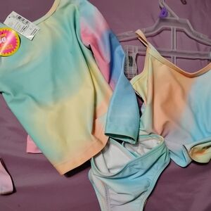 The Children's Place Pastel Rashguard Set